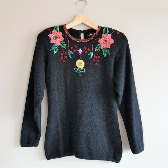 Vintage 1980s I.B. Diffusion angora blend sweater. - Picture 1 of 8
